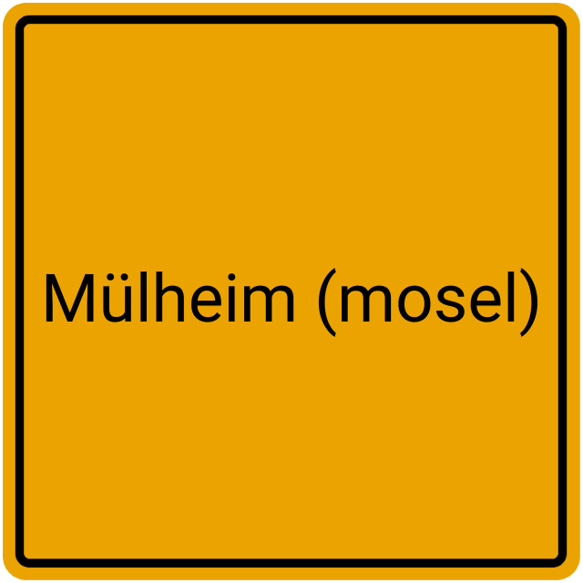 Meldebestätigung Mülheim (Mosel)